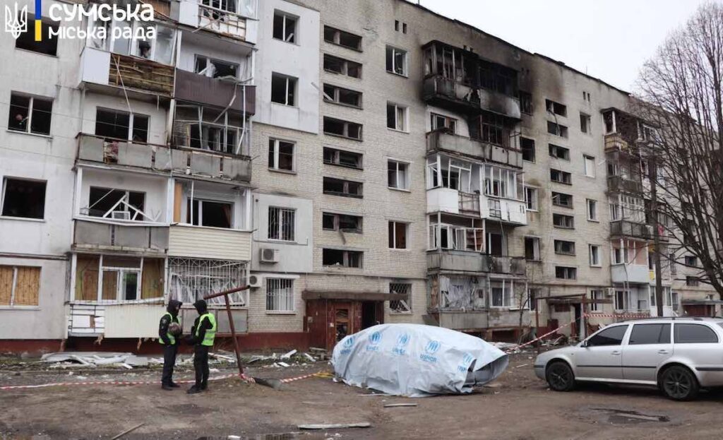 Количество пострадавших от ракетного удара по Сумам увеличилось до 106 человек